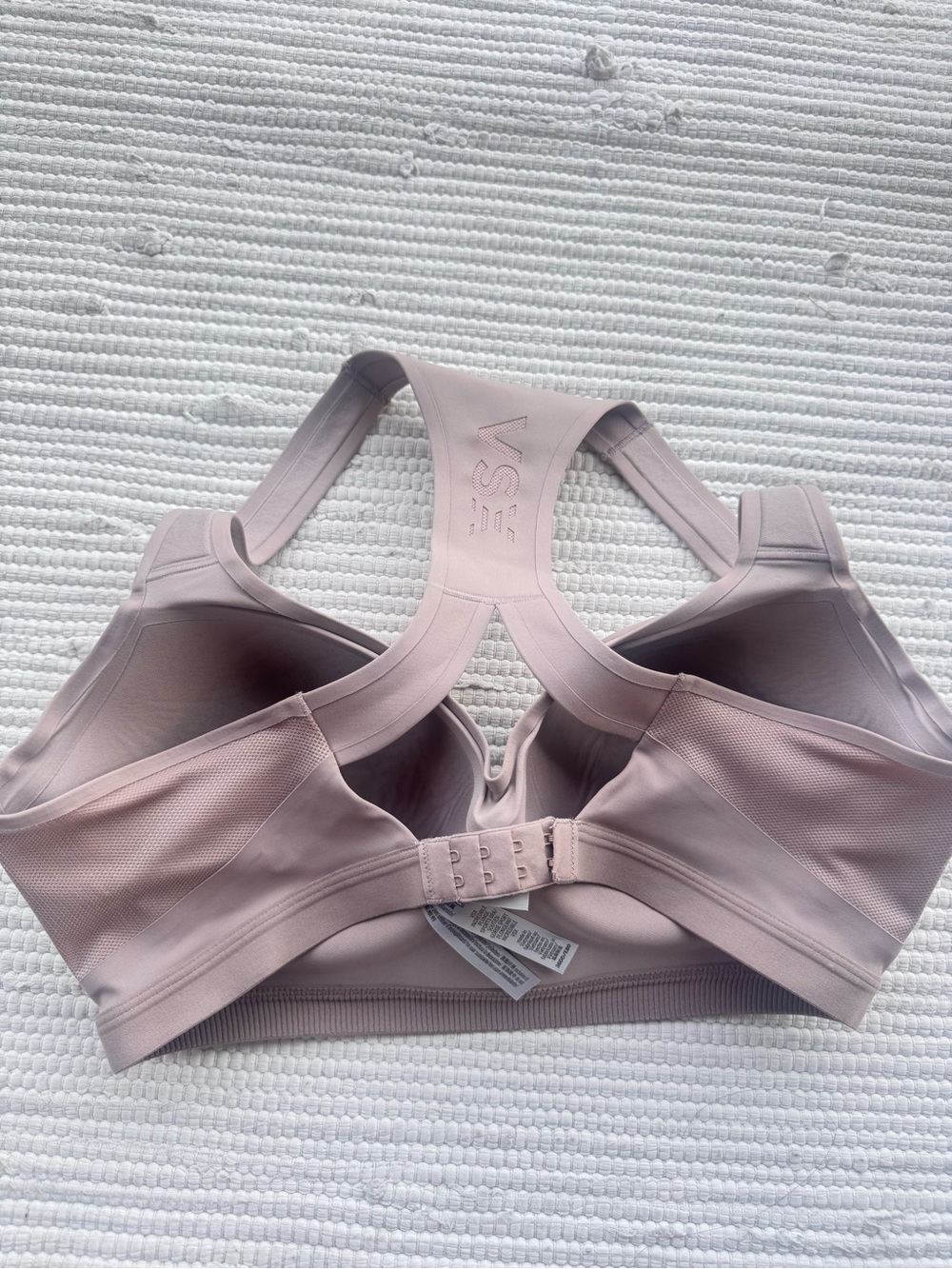 Victoria’s Secret VSX Incredible Plunge Sports Bra 36DD NWT Taupe - Picture 5 of 10